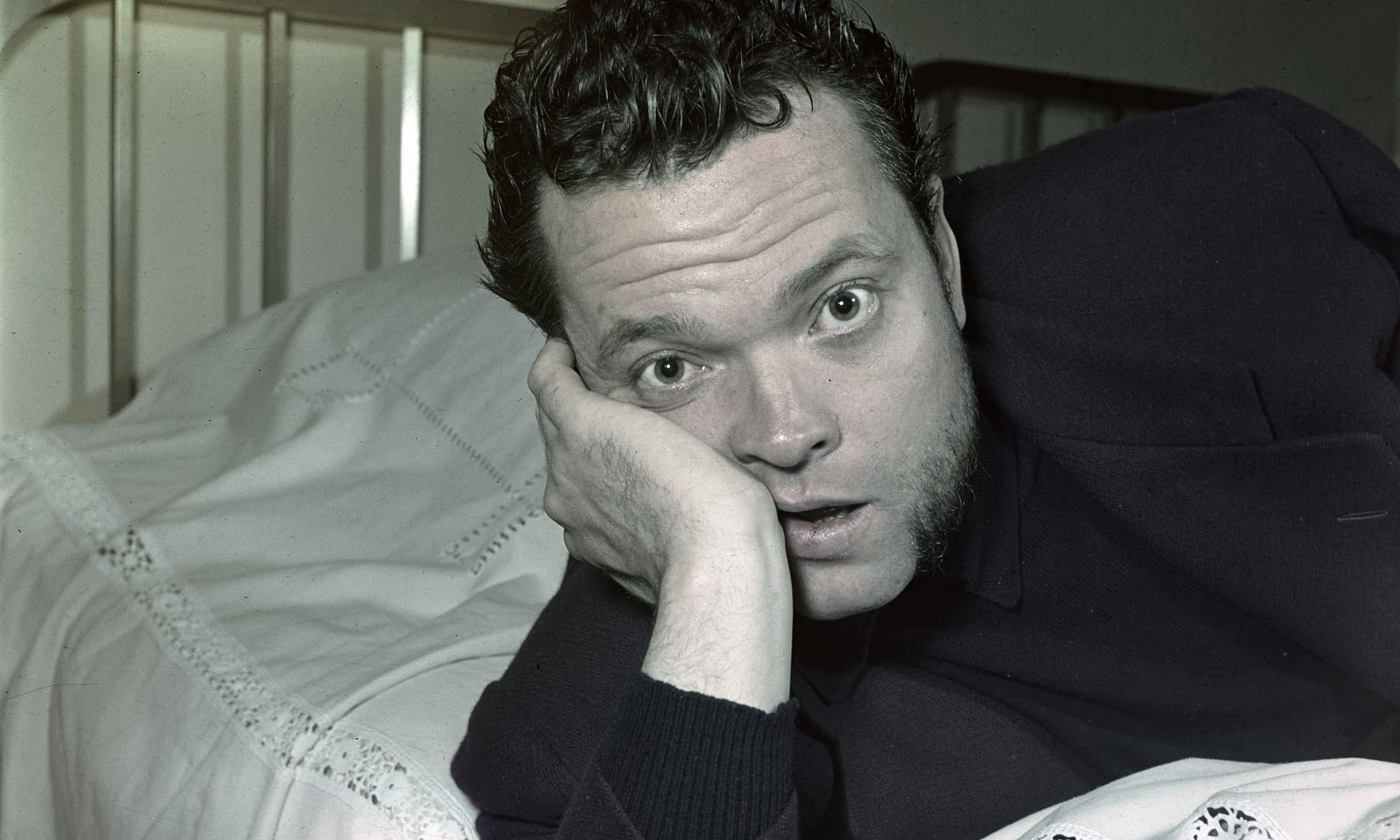 Eyes of Orson Welles portrait